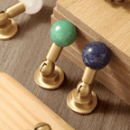 Elegant Amber Gem Cabinet Pull
