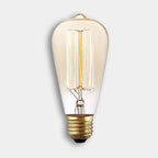 Elegant Brass Spiral LED Light Bulbs for Stylish Spaces