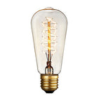 Elegant Brass Spiral LED Light Bulbs for Stylish Spaces
