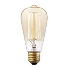 Elegant Brass Spiral LED Light Bulbs for Stylish Spaces