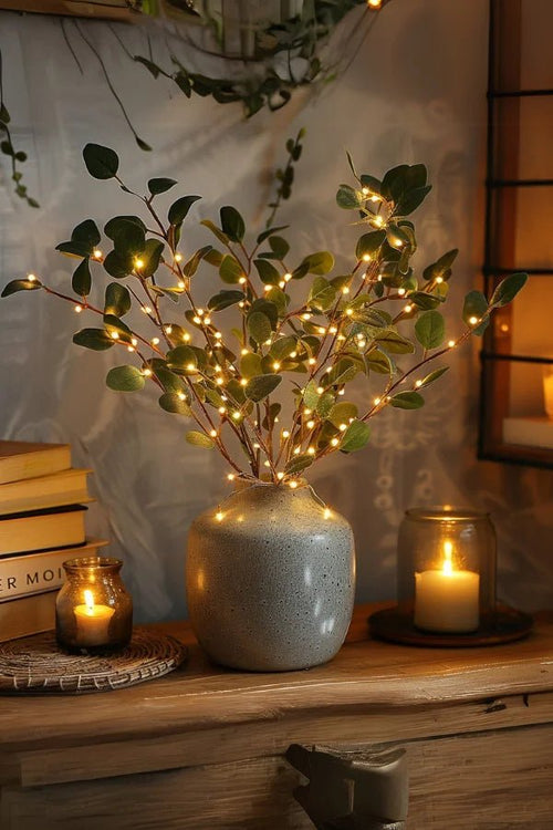 Charming Floral LED Branch Lights for Home Decor