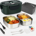 On-the-Go Electric Meal Heater with Insulated Carry Bag