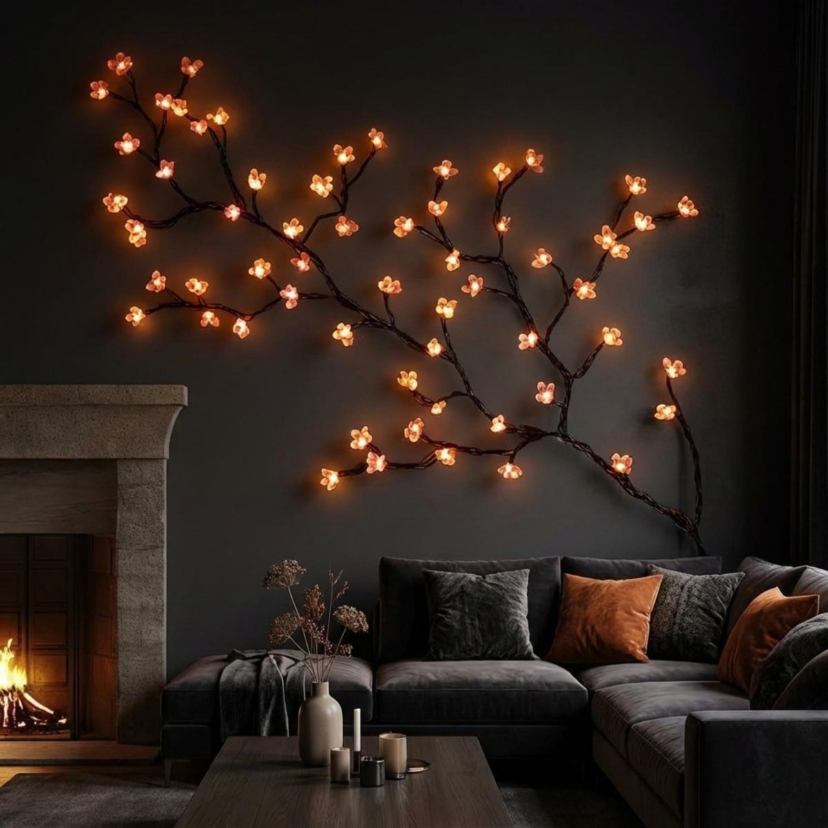Enchanting LED Nature-Inspired Wall Decor
