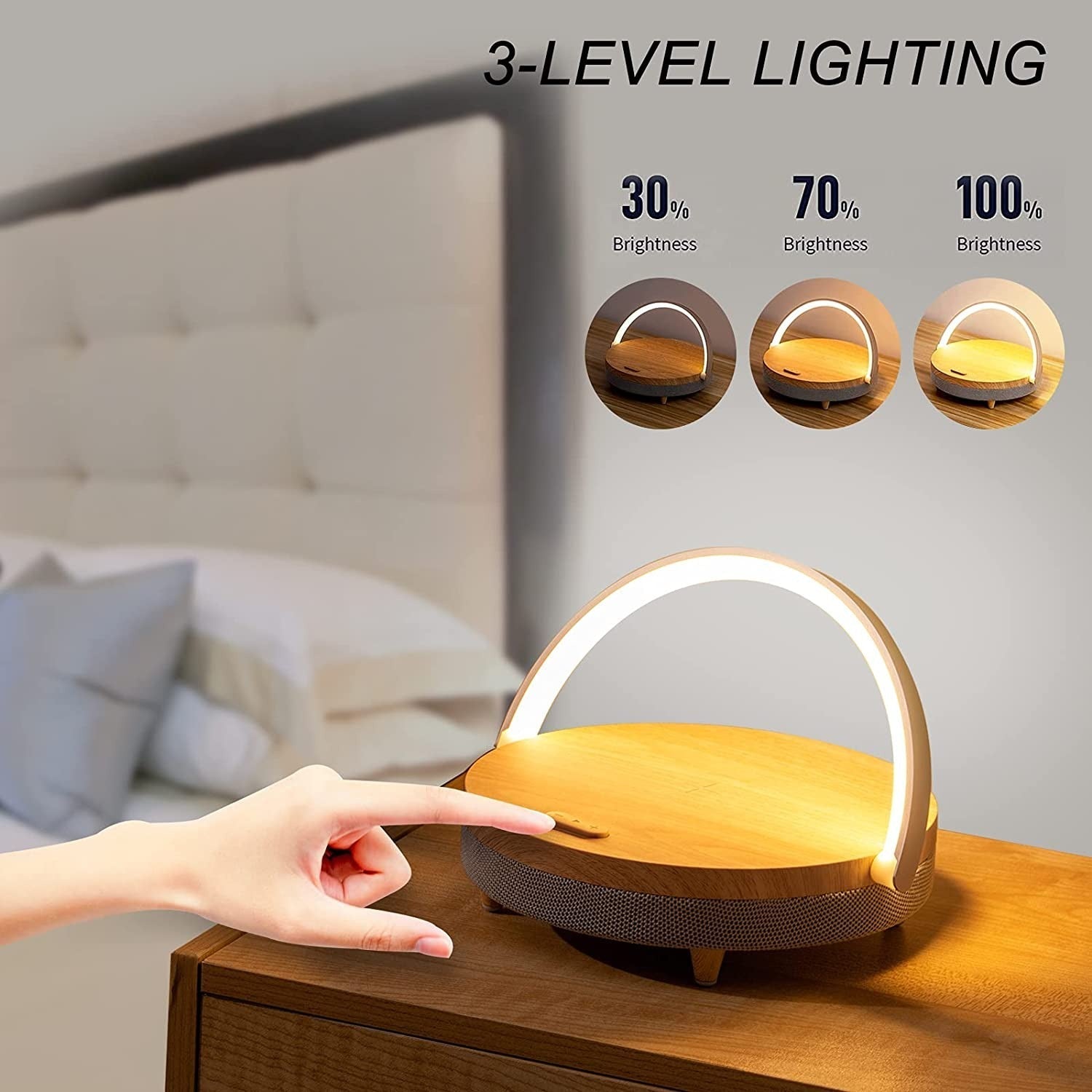 Multifunctional LED Light with Bluetooth Speaker & Charger
