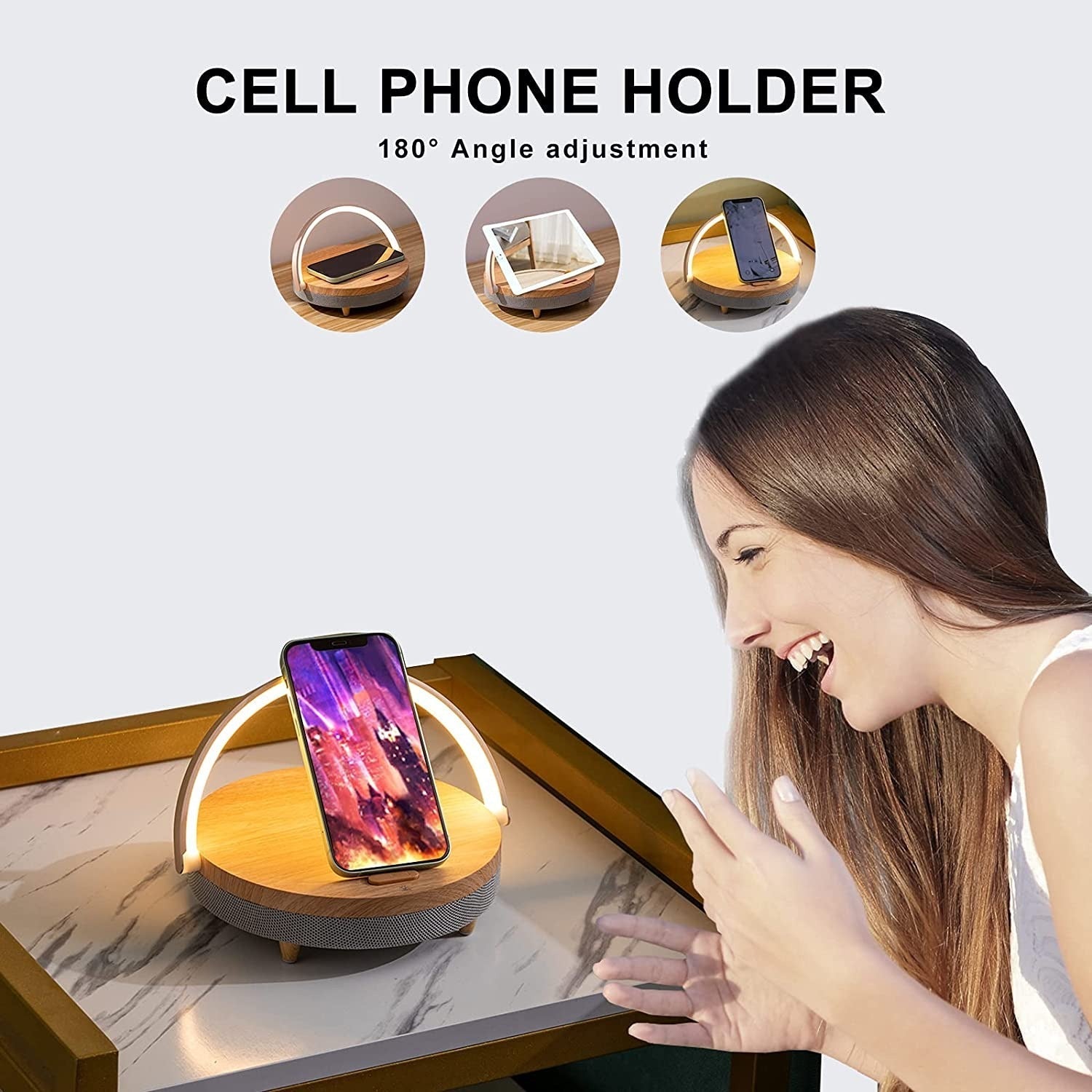 Multifunctional LED Light with Bluetooth Speaker & Charger