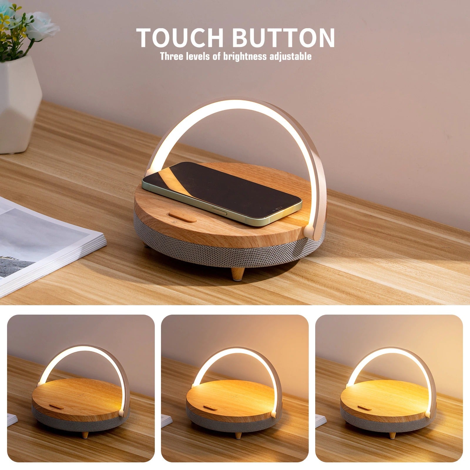 Multifunctional LED Light with Bluetooth Speaker & Charger