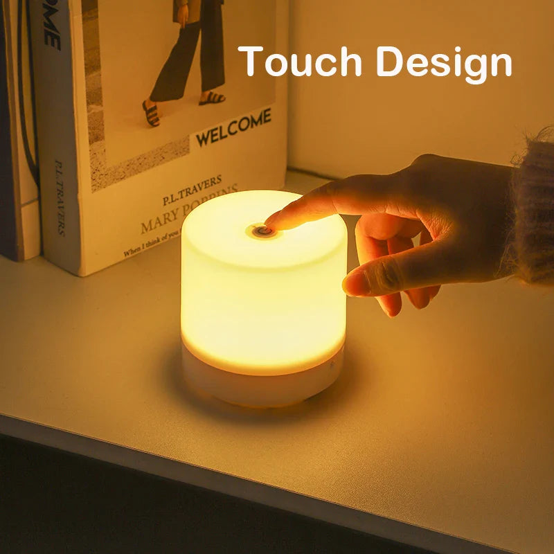Serene Glow Touch Lamp for Relaxing Ambiance