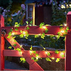 Twinkling Solar Ivy String Lights for Outdoor Charm