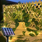 Twinkling Solar Ivy String Lights for Outdoor Charm