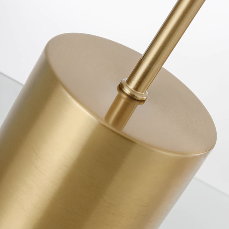 Elegant Adjustable LED Desk Lamp in Natural Wood