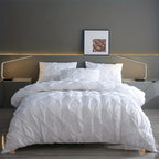 Pinch Pleat Duvet Cover Set for Cozy Bedding