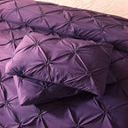 Pinch Pleat Duvet Cover Set for Cozy Bedding