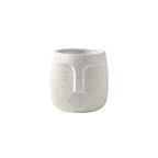 Earthy Elegance Face Planter with Sculpted Design