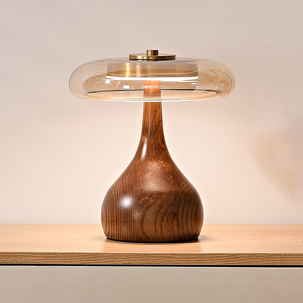 Modern Elegant Glass Table Lamp for Living Room and Bedroom