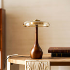 Modern Elegant Glass Table Lamp for Living Room and Bedroom