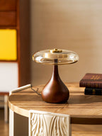 Modern Elegant Glass Table Lamp for Living Room and Bedroom