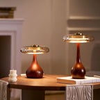Modern Elegant Glass Table Lamp for Living Room and Bedroom