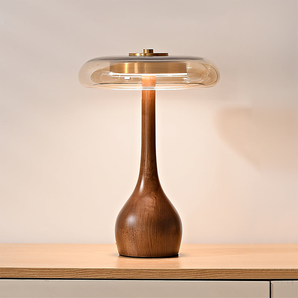 Modern Elegant Glass Table Lamp for Living Room and Bedroom