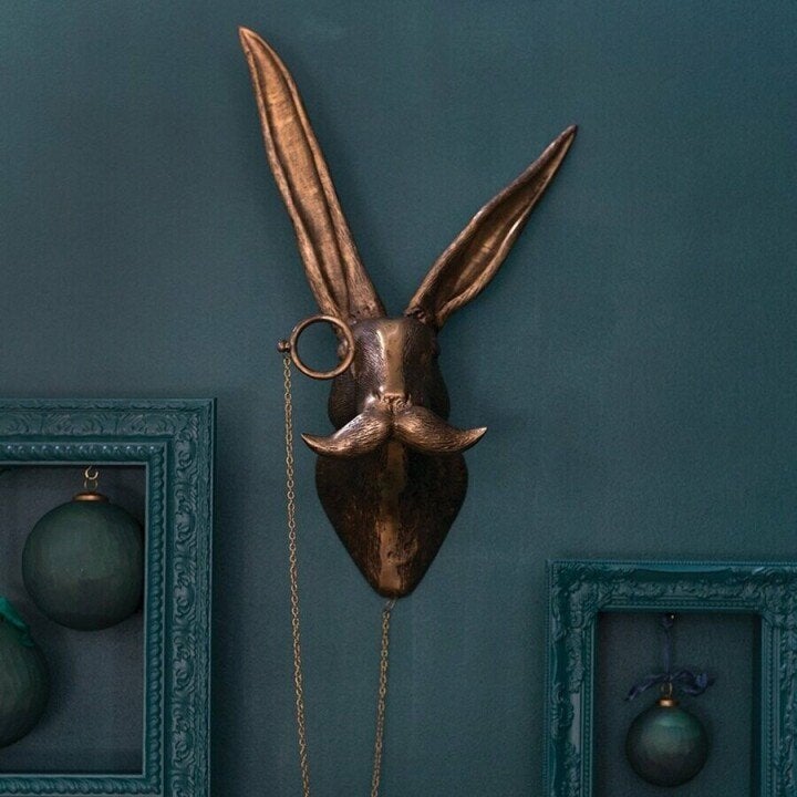 Hand-Painted Resin Animal Wall Décor | Unique Art for Home or Office