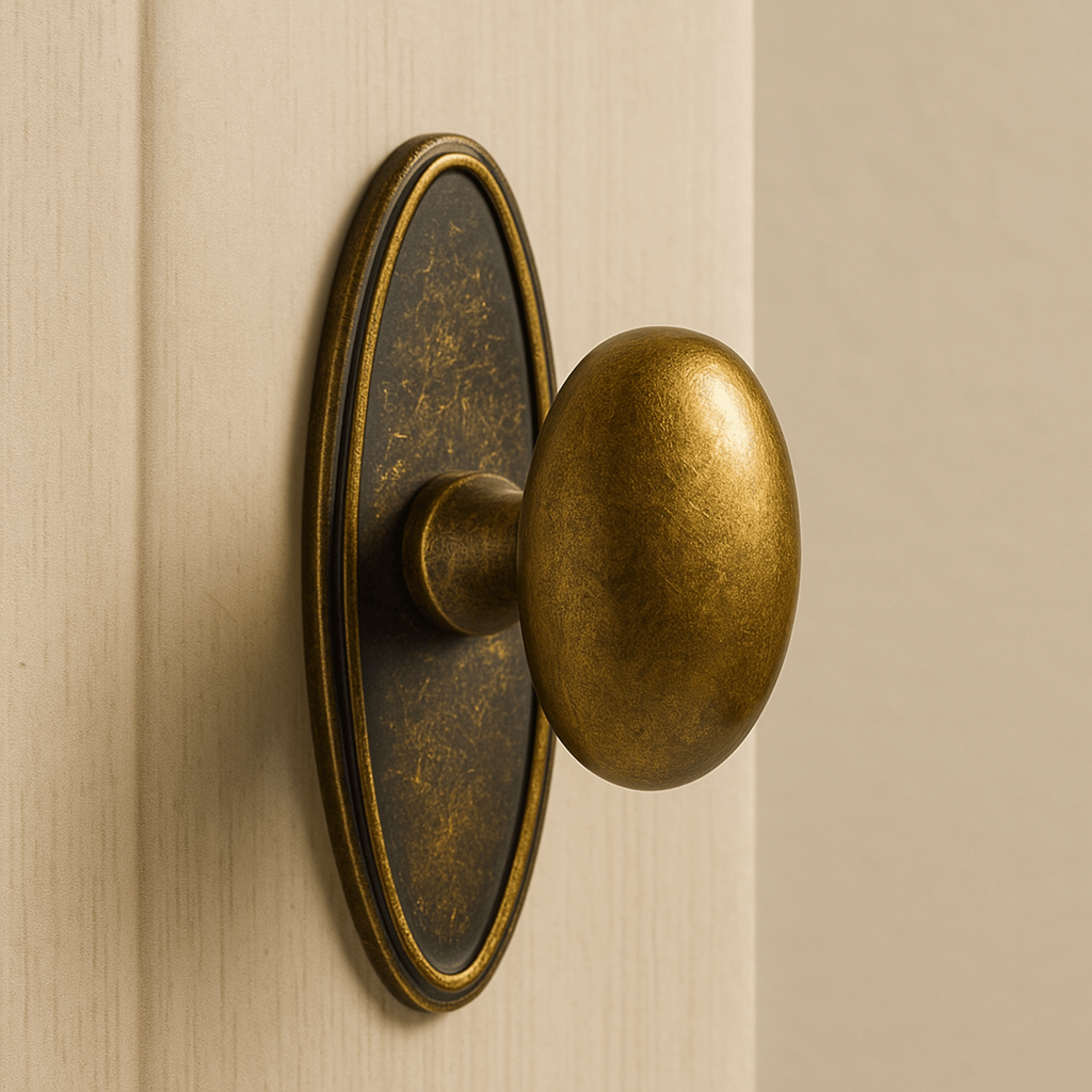 Vintage-Inspired Brass Drawer Pull