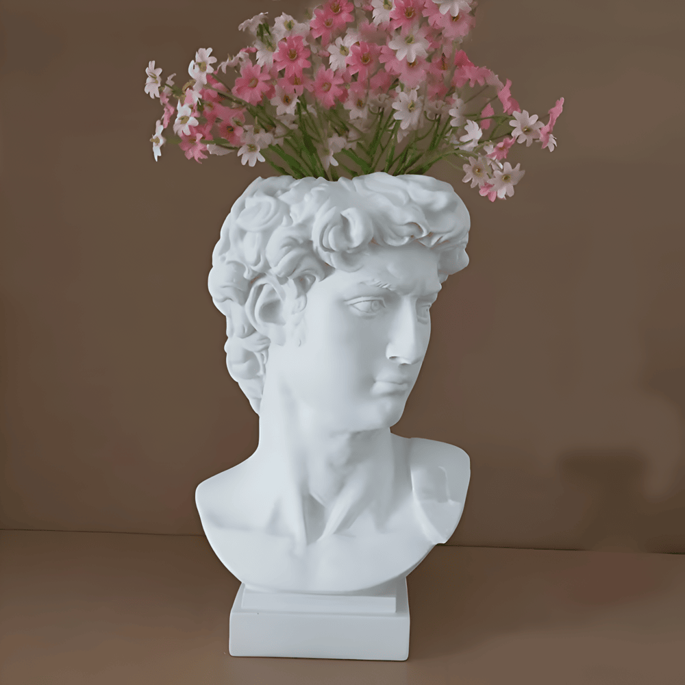 Artistic Ceramic Vase - 11.81 inch Elegant Greek God Home Decor