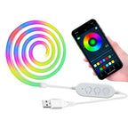 RGB Neon Rope Strip Lights with Remote Control for Accent Lighting