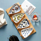 Nature's Touch Artisan Leaf Shaped Serving Plates