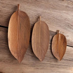 Natural Elegance Serving Tray in Leaf Design