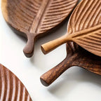 Natural Elegance Serving Tray in Leaf Design