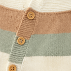 Striped Knit Baby Jumpsuit for Comfort