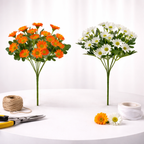 Tabletop Home Decor with Artificial Daisy Flowers for Mother's Day Gift