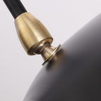 Sophisticated Black Metal Wall Light Fixture