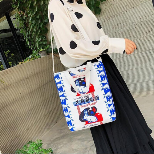 Chic Everyday Canvas Carryall Bag
