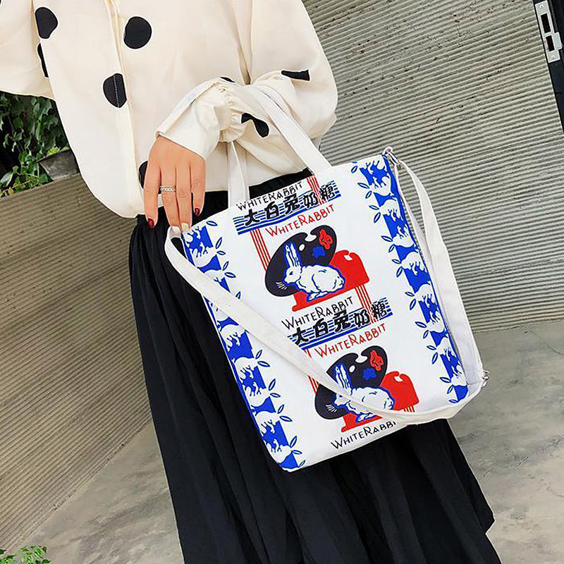 Chic Everyday Canvas Carryall Bag