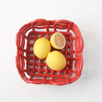 Elegant Handcrafted Ceramic Fruit Display Bowl