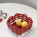 Elegant Handcrafted Ceramic Fruit Display Bowl