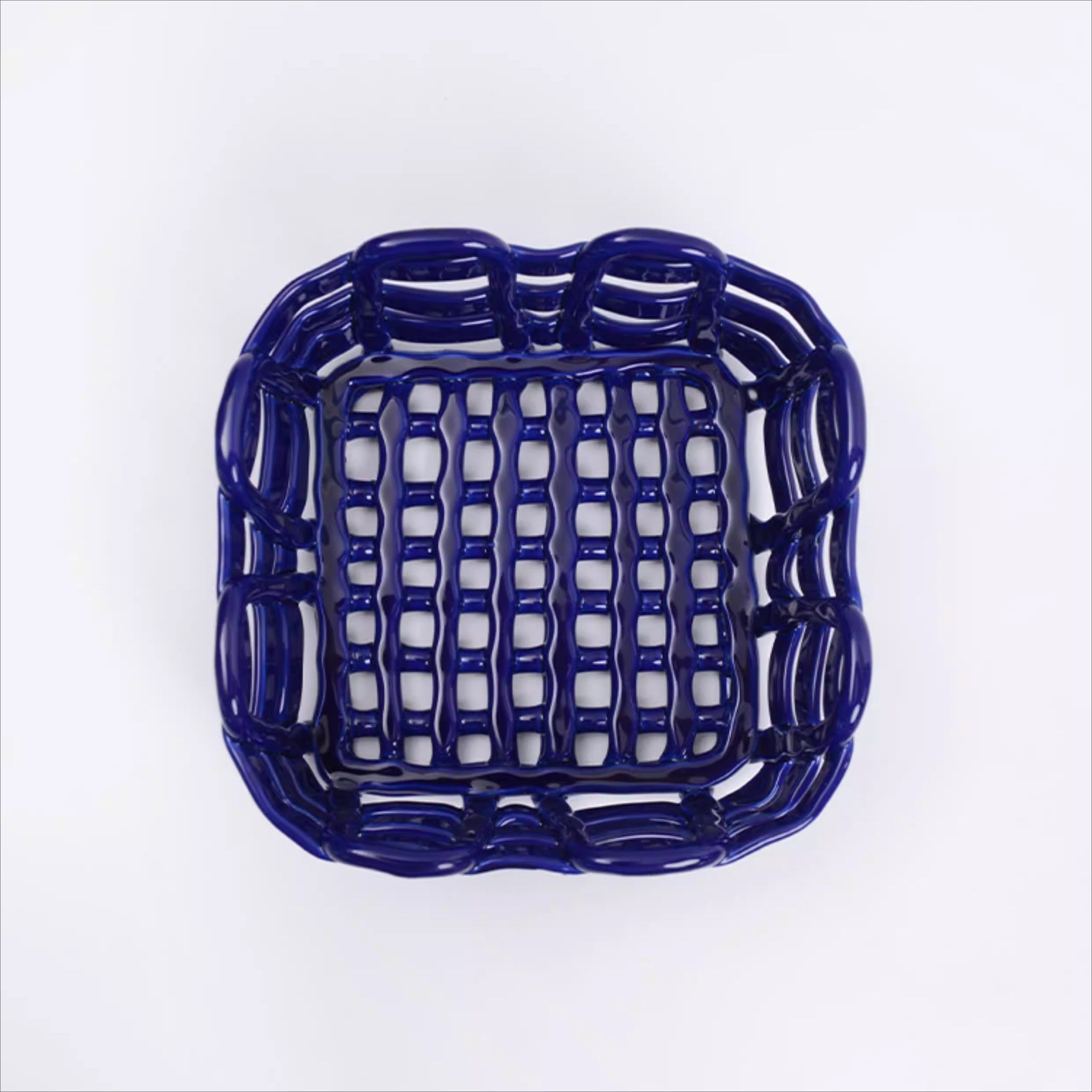 Elegant Handcrafted Ceramic Fruit Display Bowl