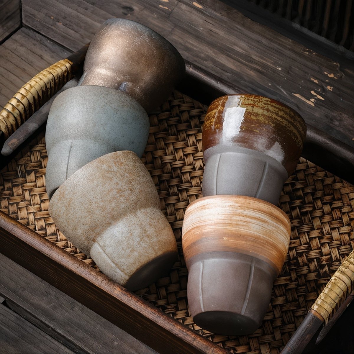 Rustic Elegance Ceramic Coffee Mug
