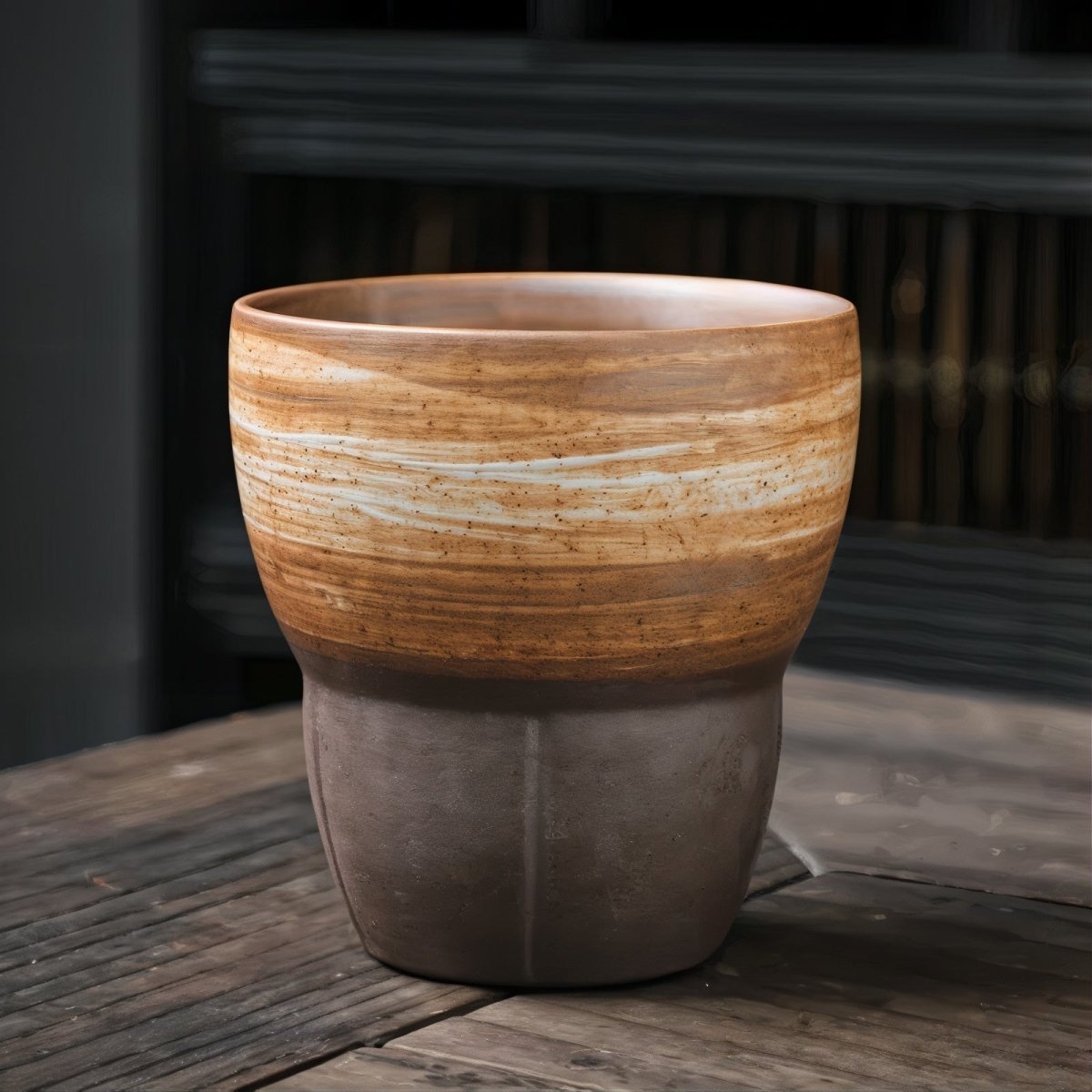 Rustic Elegance Ceramic Coffee Mug