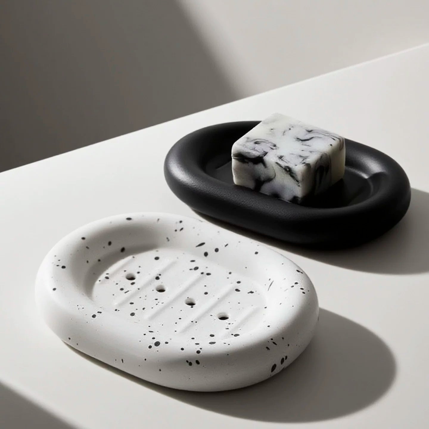 Elegant Glazed Ceramic Soap Holder