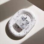 Elegant Glazed Ceramic Soap Holder