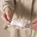 Elegant Glazed Ceramic Soap Holder