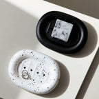 Elegant Glazed Ceramic Soap Holder