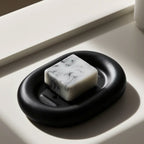 Elegant Glazed Ceramic Soap Holder