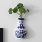 Elegant Wall-Mounted Ceramic Flora Display