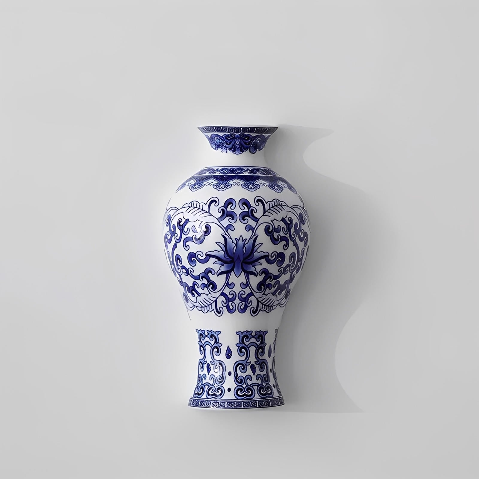 Elegant Wall-Mounted Ceramic Flora Display