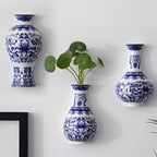 Elegant Wall-Mounted Ceramic Flora Display