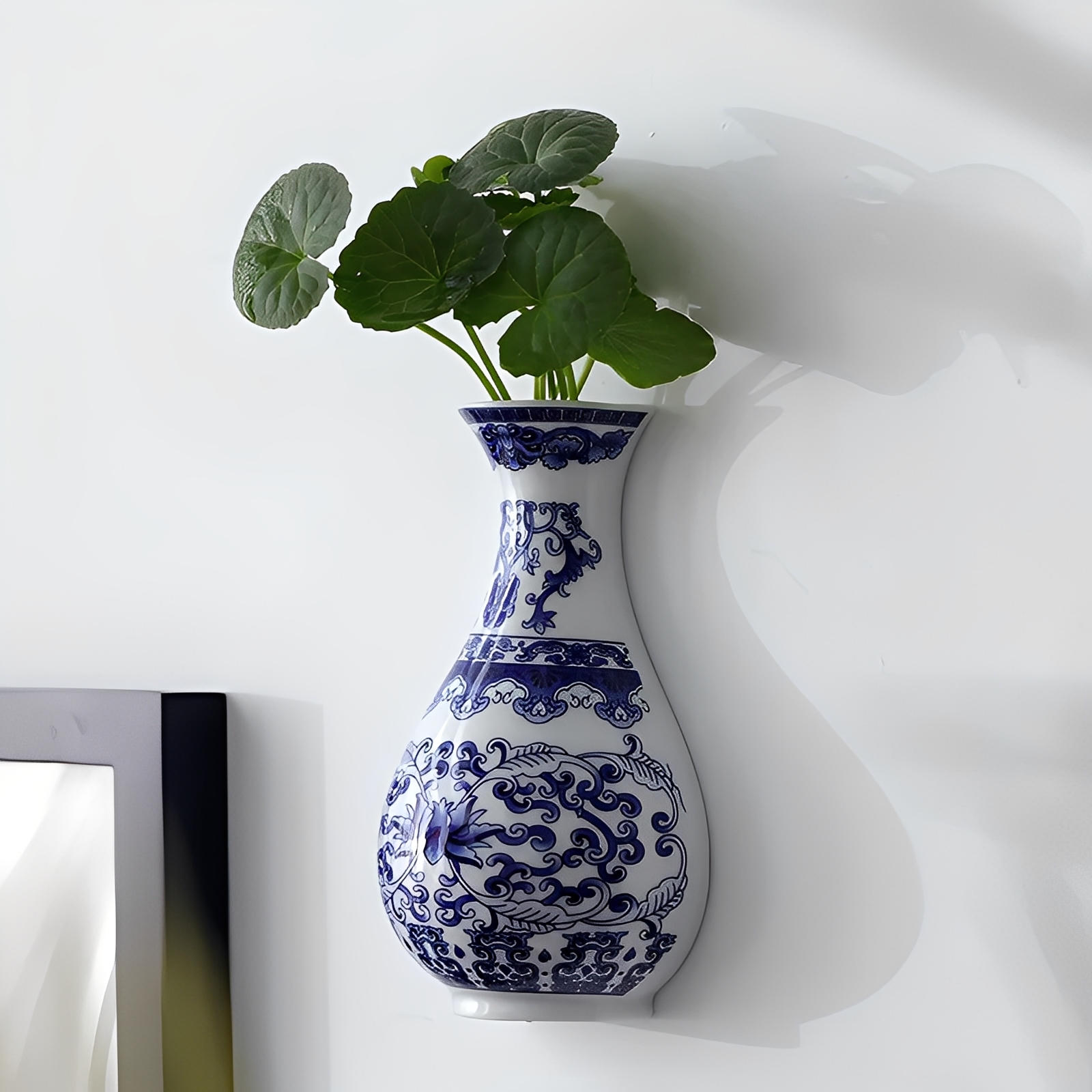 Elegant Wall-Mounted Ceramic Flora Display