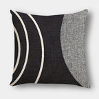 Chic Geometric Cotton-Linen Throw Pillows