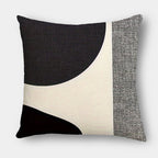 Chic Geometric Cotton-Linen Throw Pillows